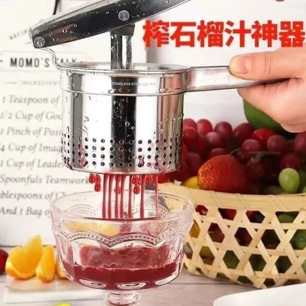 Stainless Steel Press Orange   Lemon   Fruit Press   Potato Masher Ricer   Garlic Grinder