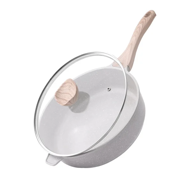 Ceramic Coating Non Stick Stir Deep Fry Pan Wok