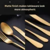 Premium Quality Cutlery Stainless Steel Spoon And Fork Set  knife spoon and fork set