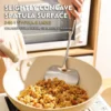 Walnut Long Handled Mushroom Shaped Stir Fry Spoon Kitchen Mushroom Shovel 304 Stainless Steel Material Does Not Scratch Kitchen Utensils