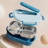Lunch Box Adult Lunch Box Student Lunch Box Square Divided Lunch Box Japanese style Lunch Box Microwave Heated 304 Stainless Steel ulated Box