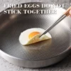 304 Stainless Steel Non Stick Honeycomb Fry Pan Sandwich Pan Wok Pan For Gas Stove Top And Induction Cooker Kitchen Utensils For Kitchen Restaurant
