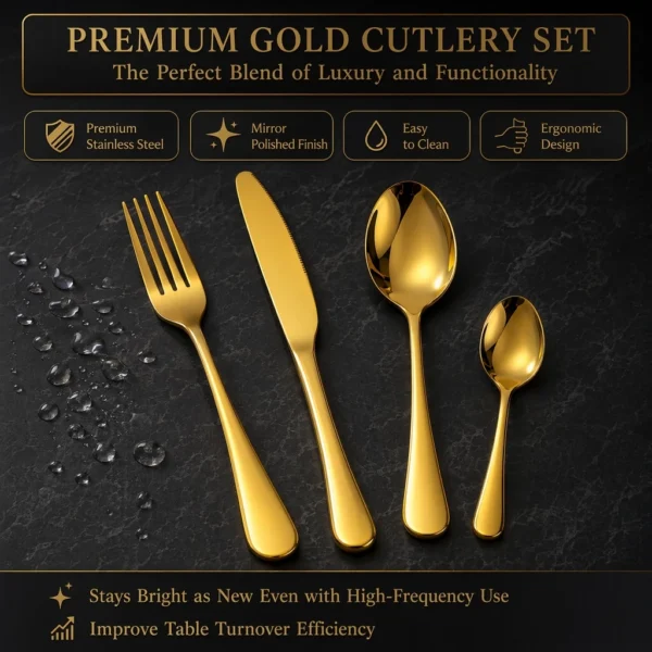 stainless steel tableware  fork  spoon  spoon and fork set Dessert Spoon   Spoon   Spoon Set fork set  4 piece set of silver stainl