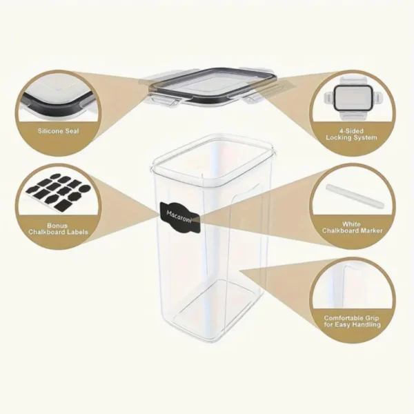 TopMart Basic Bundle 6Pcs Set    2 0L Food Storage Containers