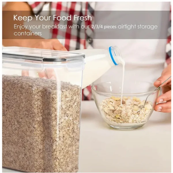 TopMart CoverUp 4 5L AirTight Food Storage Containers Set