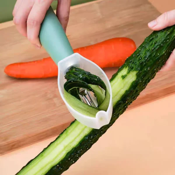 Fruit Vegetable Peeler Kitchen Multifunction Peeling Knife Smart Peeler With Peel Storage