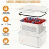DoubleDeck   5Pcs Set Food Storage Containers with Removable Drain Basket