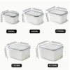 DoubleDeck   5Pcs Set Food Storage Containers with Removable Drain Basket