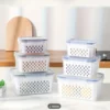 my-11134207-7r990-lxypyyzp7cyy50.webp HomeBasic 3pcs 6BOXES Double Layer Square Food Storage Container Box