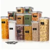 TopMart Basic 085   6 12 18 Pcs Set   Bpa Free Airtight Food Storage Containers Set