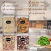 TopMart Extra 4PCS Set   5 2L 2 5L    Airtight Food Storage Containers