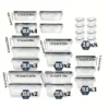 SuperCup  24pcs Lunch Box Food Container Microwave able Sets 7types