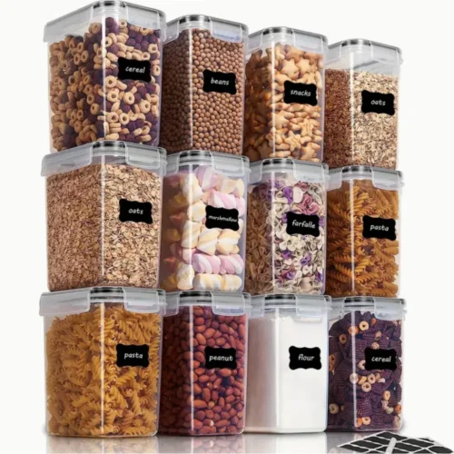 my-11134207-7ras9-m1etmtd534pu8a.webp Topmart Basic Bundle 12Pcs Set 1 6L Storage Containers Multipurpose Rectangle Food Cont