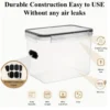 TopMart Extra  6pcs Airtight Food Storage Container   1 6L  and 3 6L  Sizes