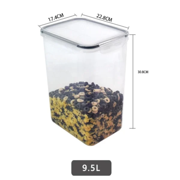 TopMart Extra  2Pcs Set    9 5L Air Tight Food Storage Containers