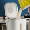 Rice Box HandHeld Sqaure Rice Storage Container  Kitchen Organization Food Grain Storage Box