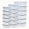my-11134207-7rasb-m1q6rmbrkvey03.webp SimplePack 18pcs Set Stackable Crisper Set Food Storage Box Rectangular Storage Case With Lid