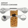 TopMart Basic 4 7 Pcs Food Container Set with lids  Airtight  Bpa Free  Stackable  Leakproof