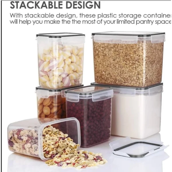 TopMart Extra  2Pcs Set    9 5L Air Tight Food Storage Containers