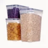 TopMart Basic 3pcs Set Airtight Food Storage Stackable Plastic Kitchen Bekas Makanan Kedap Udara