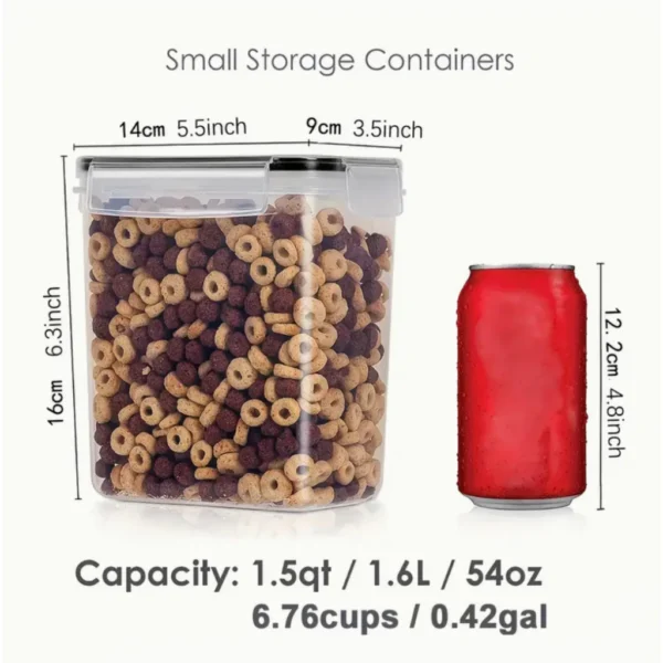 Topmart Basic Bundle 12Pcs Set   1 6L  Storage Containers  Multipurpose Rectangle Food Cont