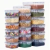 my-11134207-7rask-m1q6qai3hiiyc9.webp SimplePack 18pcs Set Stackable Crisper Set Food Storage Box Rectangular Storage Case With Lid