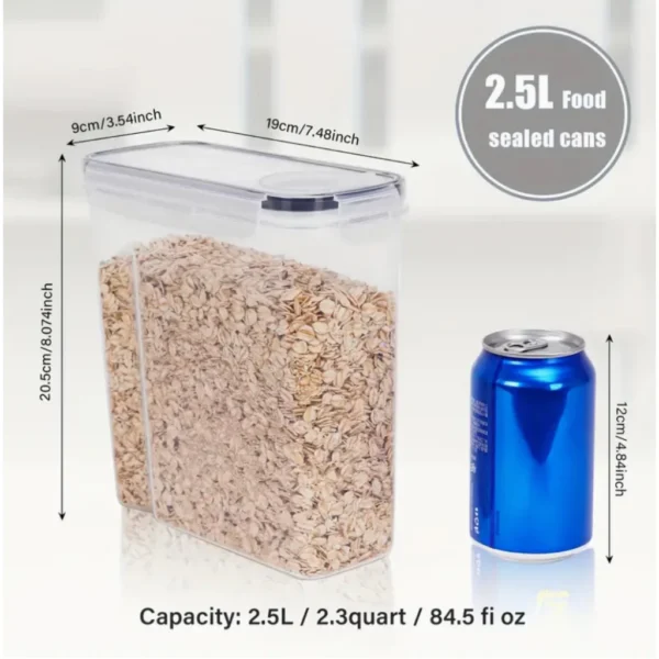 TopMart CoverUp 2 5L AirTight Food Storage Containers Set