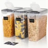 TopMart CoverUp 4 5L AirTight Food Storage Containers Set