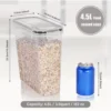 TopMart CoverUp 4 5L AirTight Food Storage Containers Set