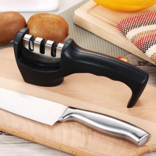 sg-11134201-23010-siwez8w12fmv99.webp Kitchen Sharpener 3 Holes Sharpening Stone Knives Tools Kitchen Gadget Sharpening pengisar pisau Viral knife