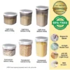 AS Bekas Susu Baby Kedap Udara Milk Powder Container Bayi Food Storage BPA Free  Airtight   Magnetic Spoon