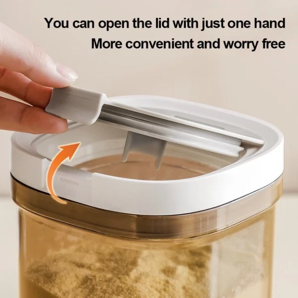 AS Bekas Susu Milk Powder Container Bisphenol A Free   Seal   Magnetic Spoon Food Storage Dispenser Baby Box Bottle Feeding