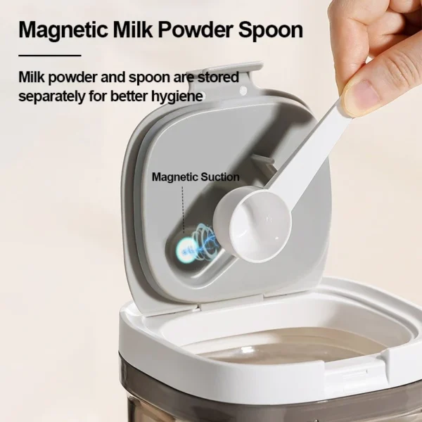 AS Bekas Susu Milk Powder Container Bisphenol A Free   Seal   Magnetic Spoon Food Storage Dispenser Baby Box Bottle Feeding