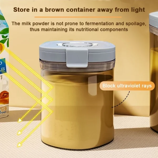 AS Bekas Susu Milk Powder Container Bisphenol A Free   Seal   Magnetic Spoon Food Storage Dispenser Baby Box Bottle Feeding
