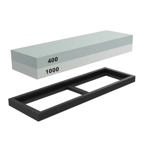 Japanese 400 1000 Grit Whetstone Sharpening Water Stone With Silicone Base