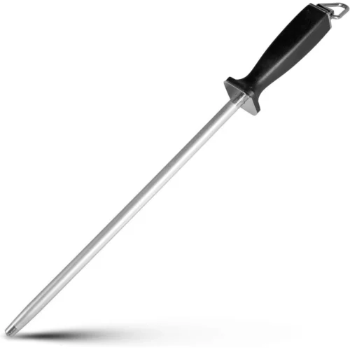 sg-11134201-8261u-mlomhcsnaps2d0.webp Professional 30 cm Diamond Knife Sharpening Rod Pengasah Pisau Dapur Sharpener Honing Steel Kitchen Tool