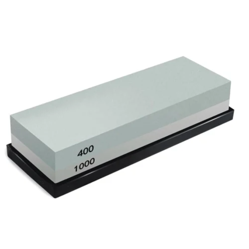 Japanese 400 1000 Grit Whetstone Sharpening Water Stone With Silicone Base